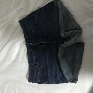 American eagle high waisted jean shorts